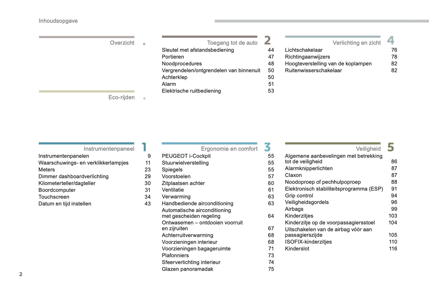 2017-2018 Peugeot 2008 Gebruikershandleiding | Nederlands