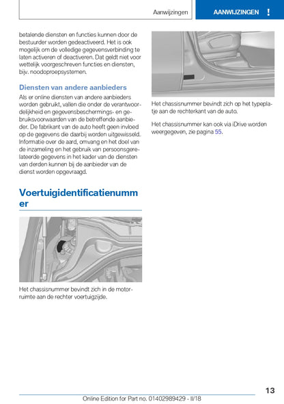 2018 BMW X2 Owner's Manual | Dutch