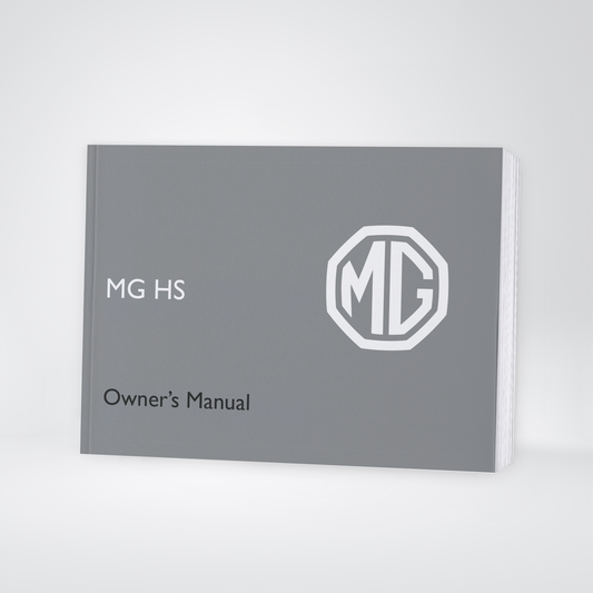 2023 MG HS Owner's Manual | English