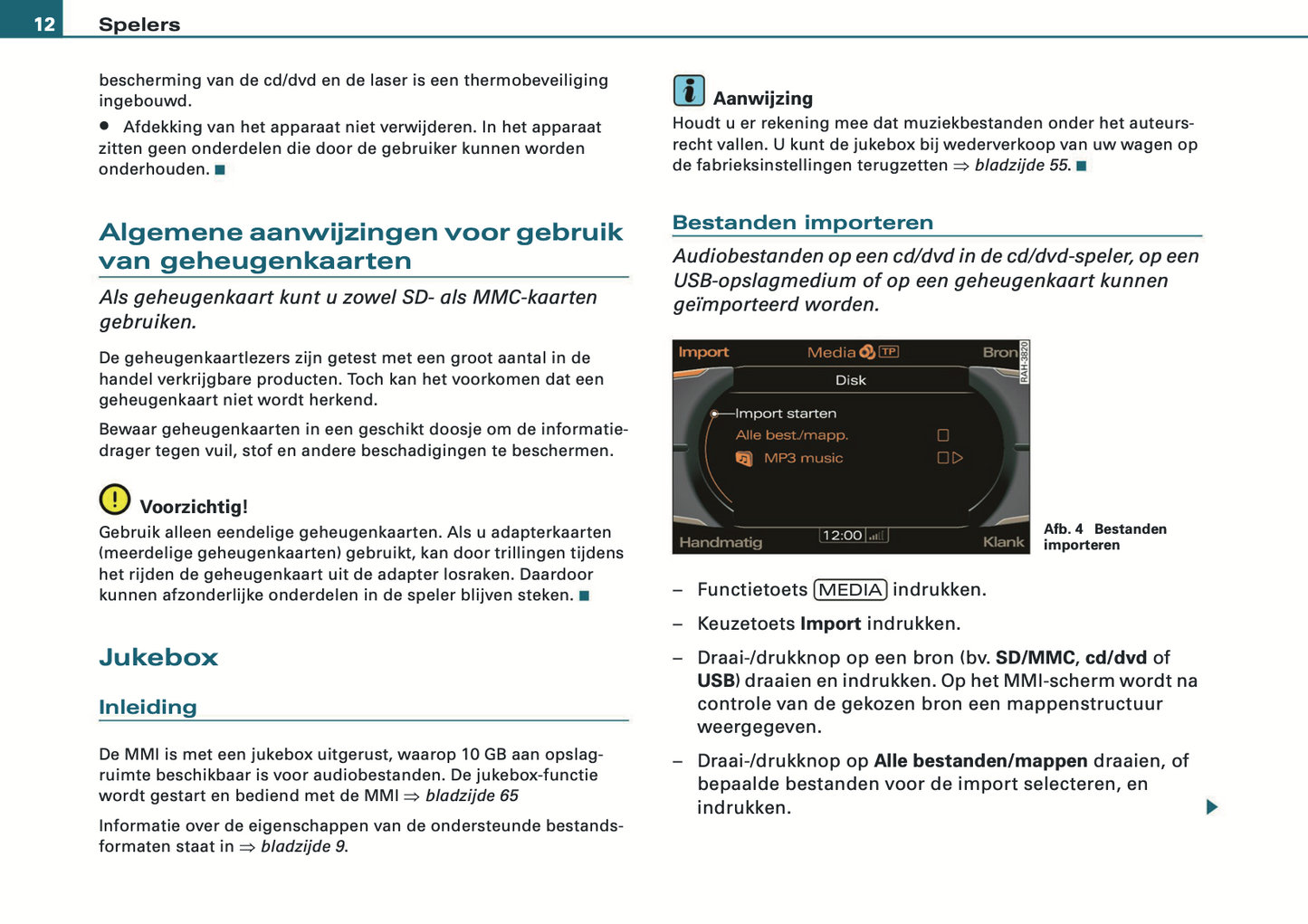 2008-2010 Audi MMI Navigatie Plus Infotainment Handleiding | Nederlands