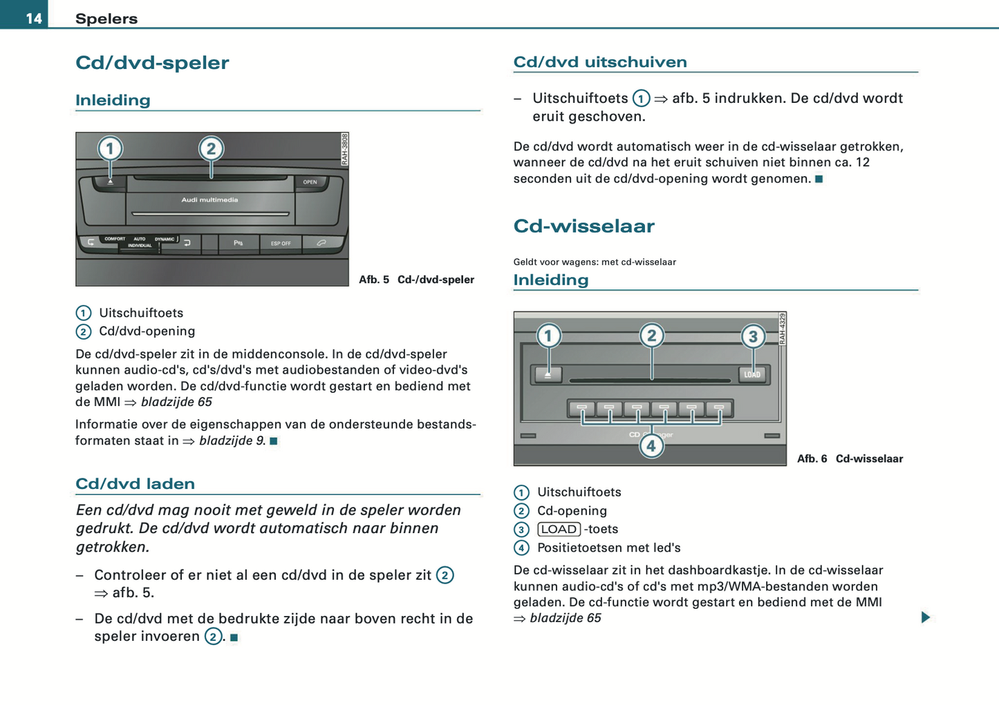 2008-2010 Audi MMI Navigatie Plus Infotainment Handleiding | Nederlands