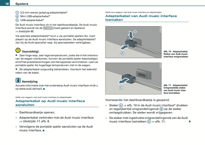 2008-2010 Audi MMI Navigatie Plus Infotainment Handleiding | Nederlands