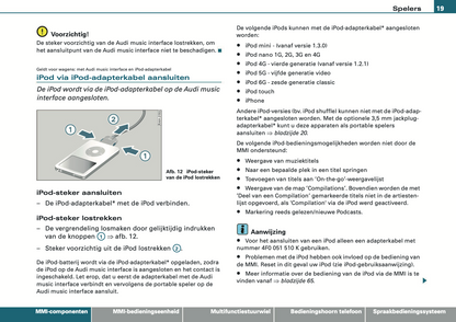 2008-2010 Audi MMI Navigatie Plus Infotainment Handleiding | Nederlands