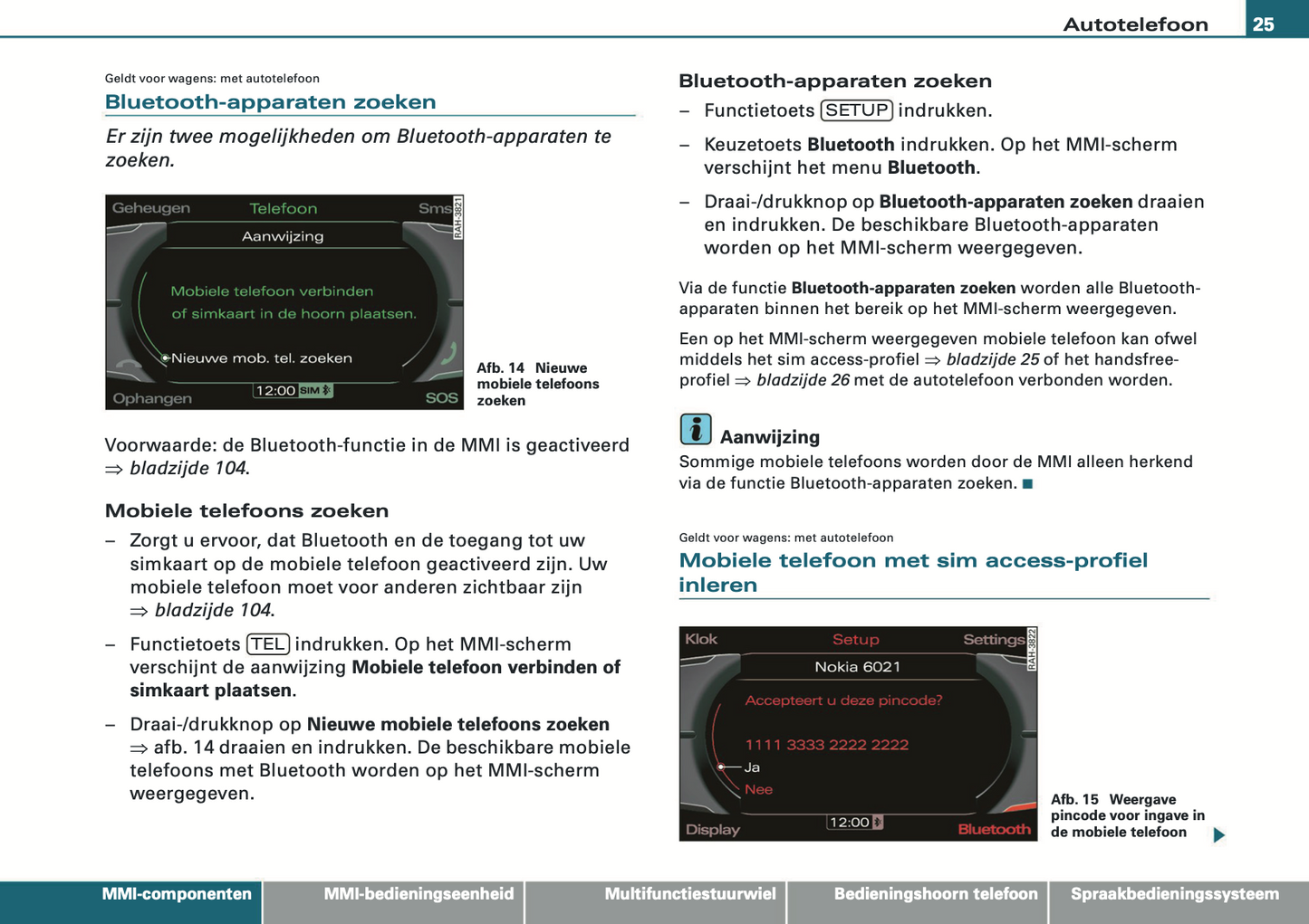 2008-2010 Audi MMI Navigatie Plus Infotainment Handleiding | Nederlands