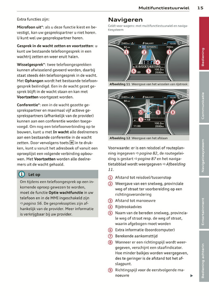 2014 Audi MMI Navigatie Plus Infotainment Handleiding | Nederlands