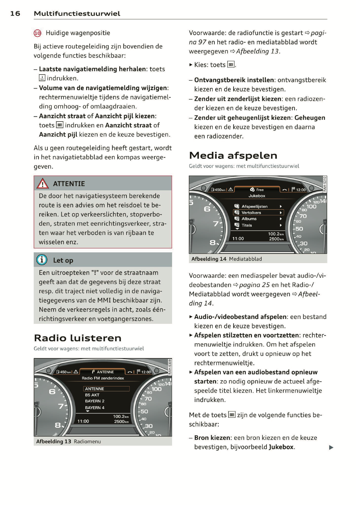 2014 Audi MMI Navigatie Plus Infotainment Handleiding | Nederlands