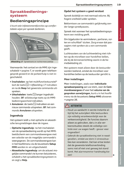 2014 Audi MMI Navigatie Plus Infotainment Handleiding | Nederlands