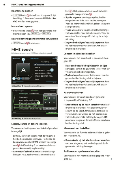 2014 Audi MMI Navigatie Plus Infotainment Handleiding | Nederlands