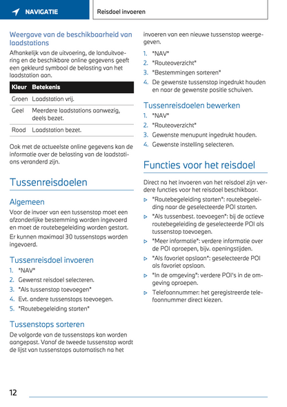 2022-2023 BMW i7 Infotainment Manual | Dutch