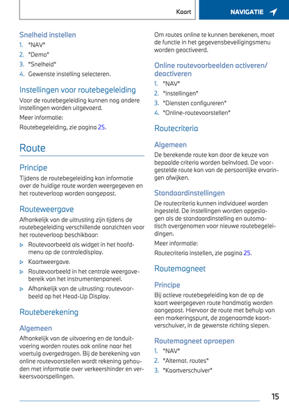 2022-2023 BMW i7 Infotainment Manual | Dutch