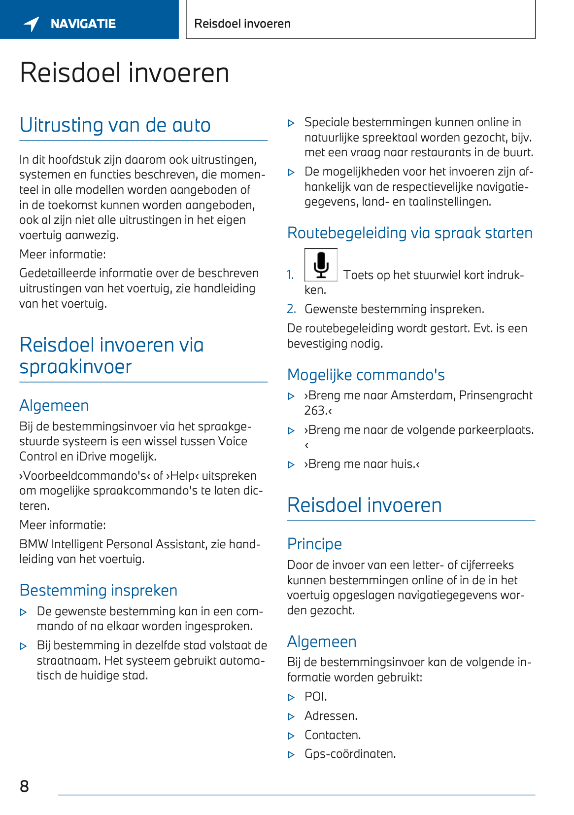 2022-2023 BMW i7 Infotainment Manual | Dutch