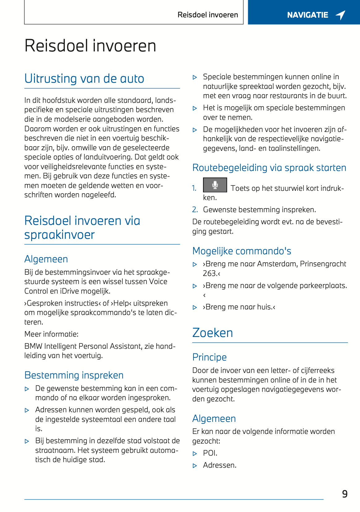 2022 BMW Navigation, Entertainment, Communication Manual | Dutch