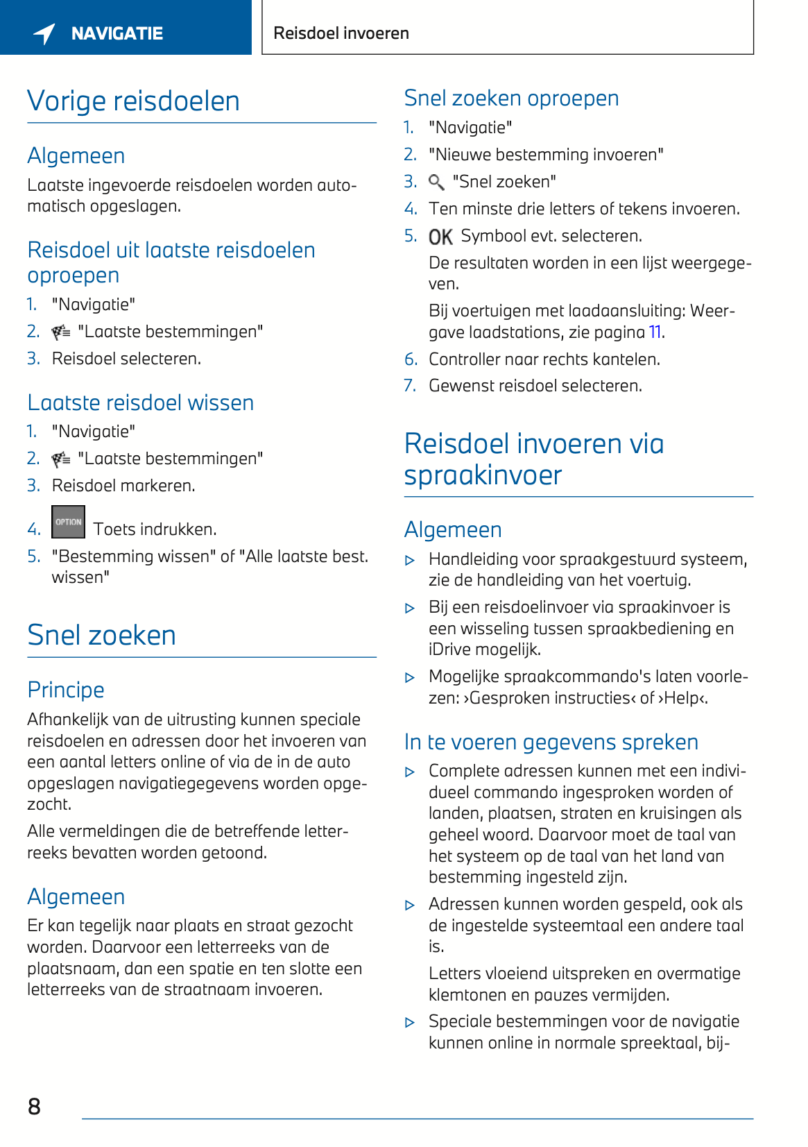 BWM Navigatie, Entertainment, Communicatie Handleiding 08-2022