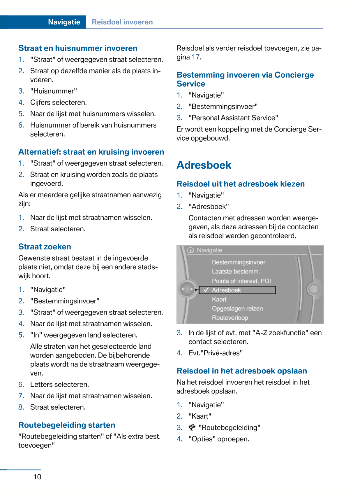 2015 BMW 4 Series Infotainment Manual | Dutch