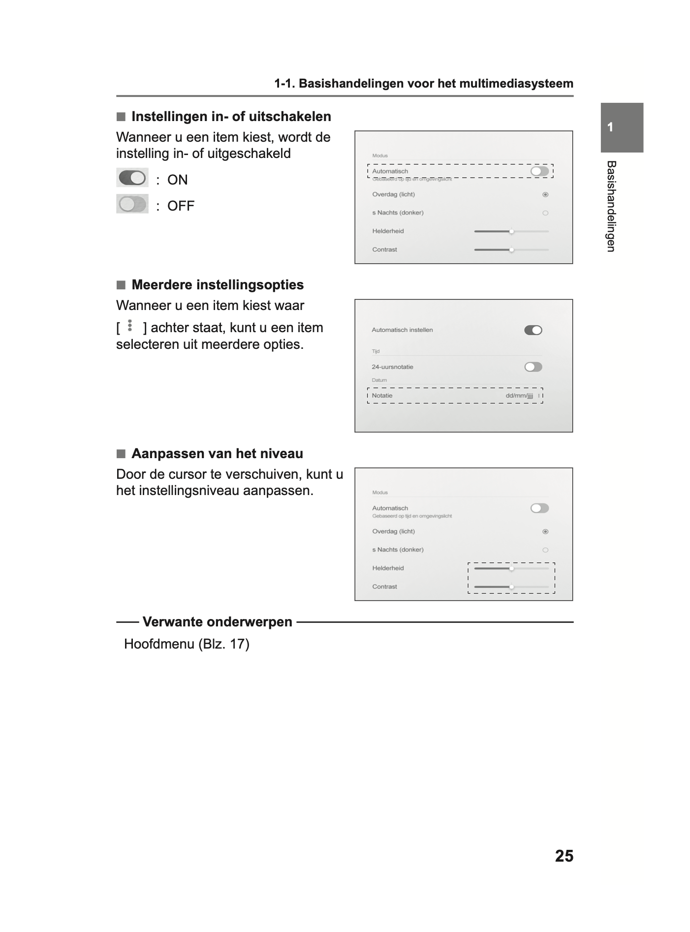 2023-2024 Lexus LBX Infotainment Manual | Dutch