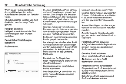 2021 Opel Corsa / Corsa-e Infotainment Manual German