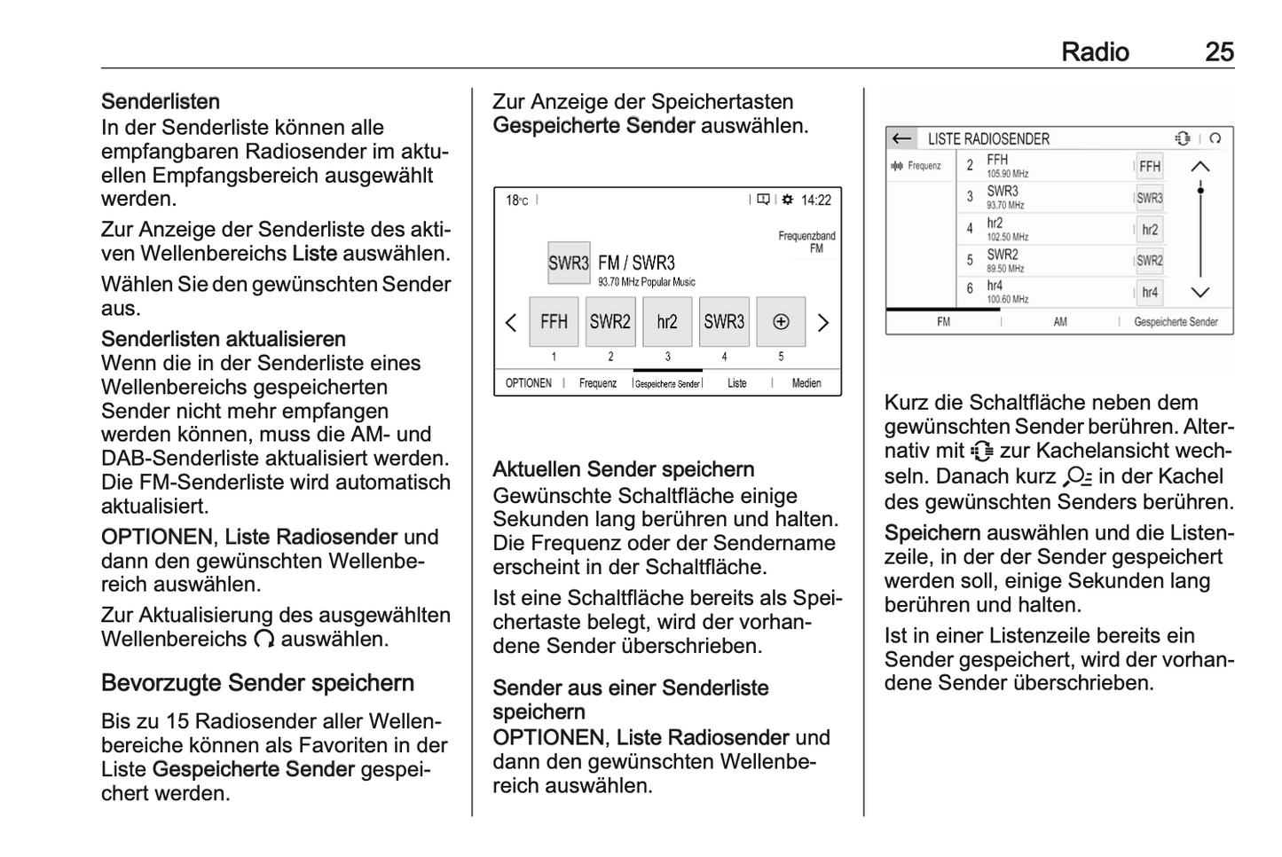 2021 Opel Corsa / Corsa-e Infotainment Manual German