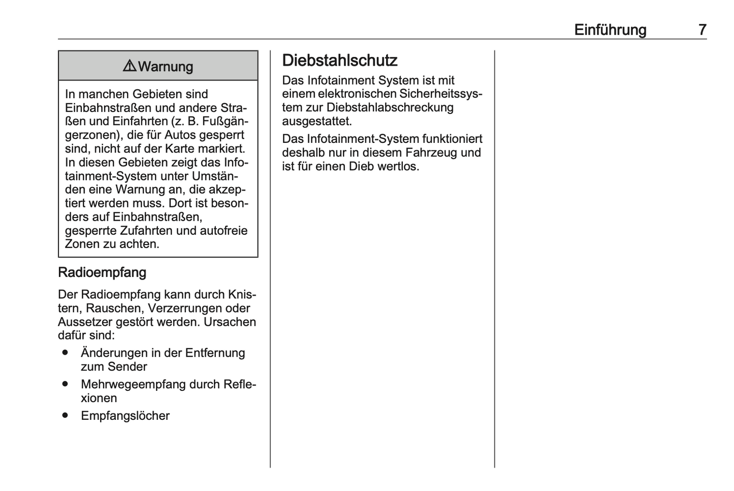 2021 Opel Corsa / Corsa-e Infotainment Manual German