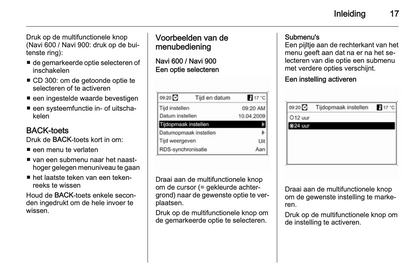 2013 Opel Zafira Tourer Infotainment Handleiding | Nederlands