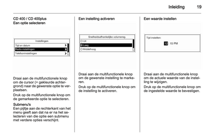 2013 Opel Zafira Tourer Infotainment Handleiding | Nederlands