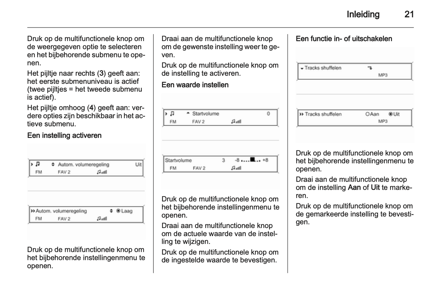 2013 Opel Zafira Tourer Infotainment Handleiding | Nederlands