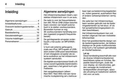 2013 Opel Zafira Tourer Infotainment Handleiding | Nederlands