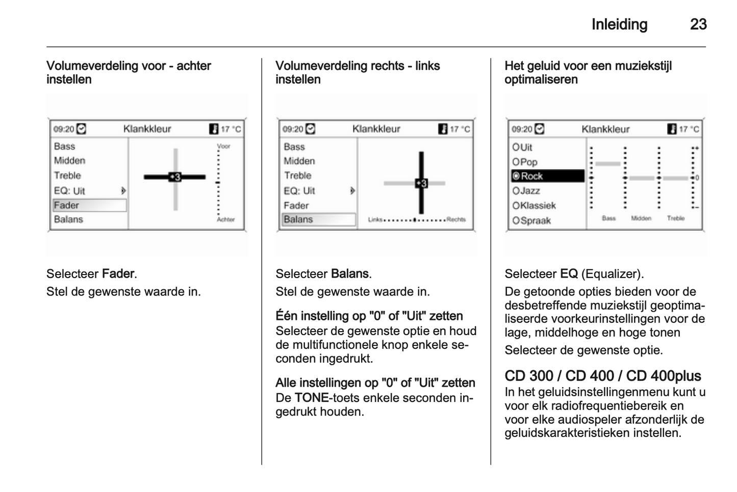 2013 Opel Zafira Tourer Infotainment Handleiding | Nederlands