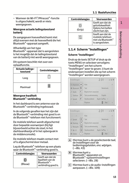 2021-2022 Toyota RAV4/RAV4 Hybrid Infotainment Manual | Dutch