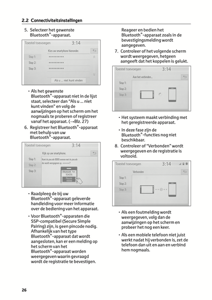 2021-2022 Toyota RAV4/RAV4 Hybrid Infotainment Manual | Dutch