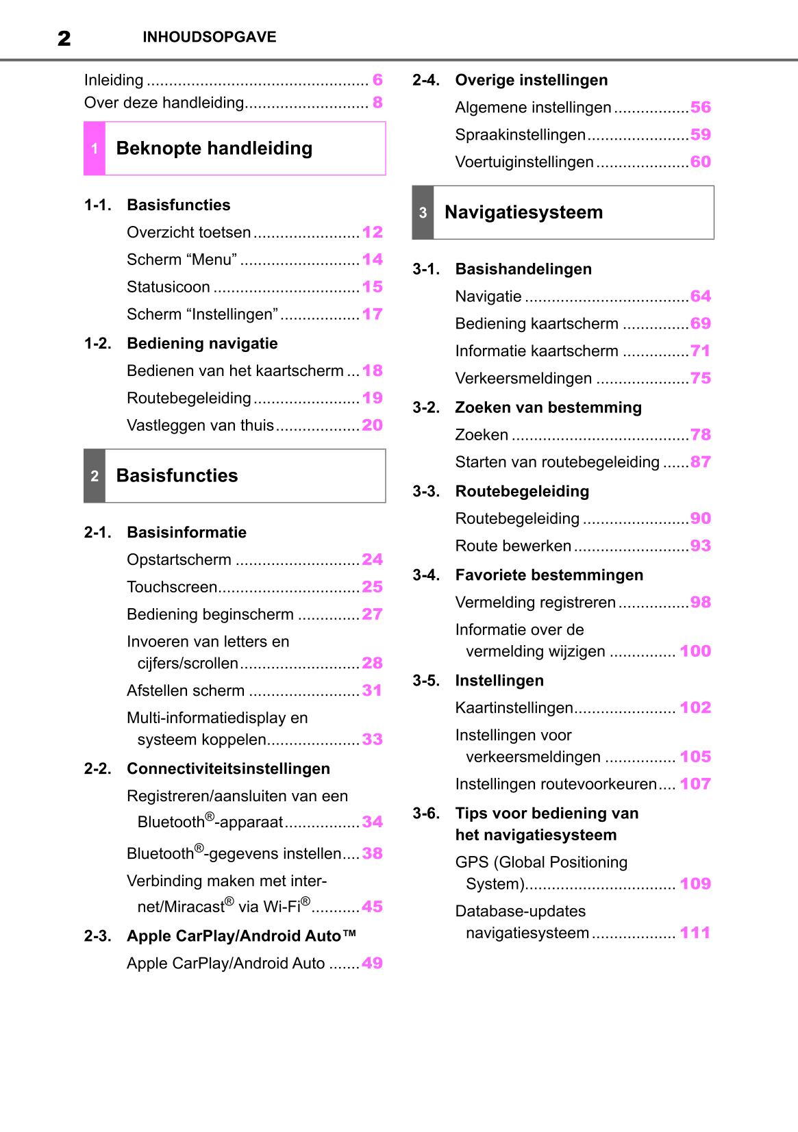 2022-2023 Toyota Yaris Hybrid Infotainment Manual | Dutch