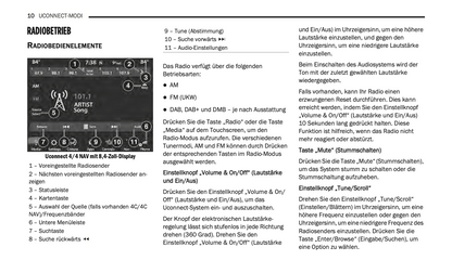 2020-2021 Uconnect Radio 4C/4C Nav Display 8.4" Infotainment Manual | German