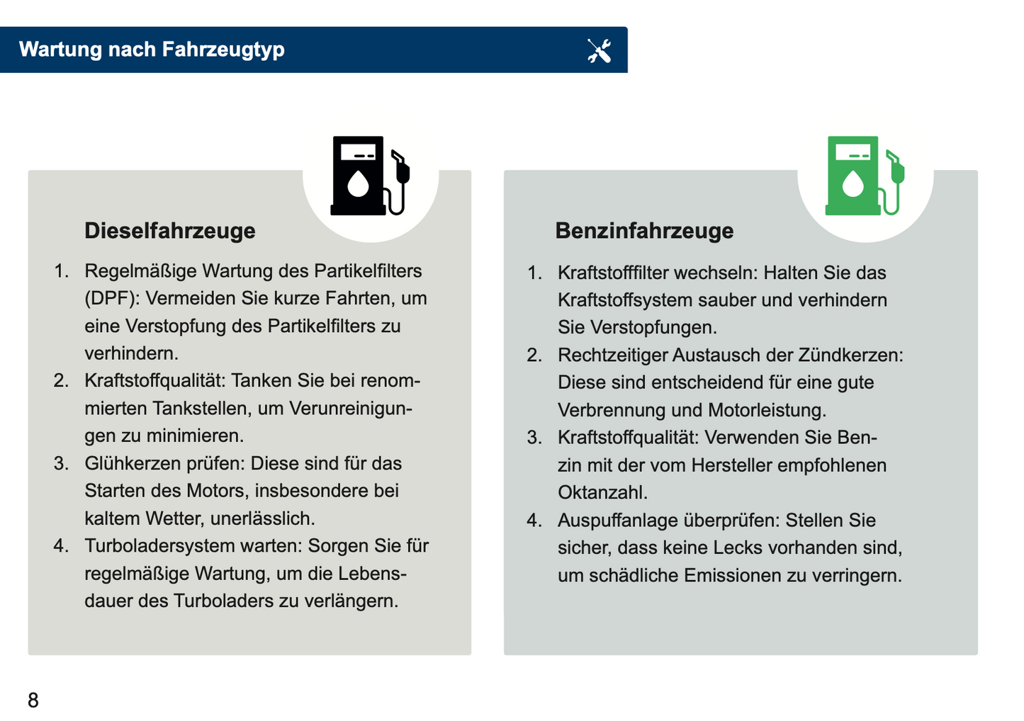 Audi Maintenance Book | German