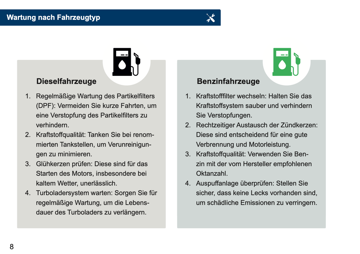 Ford Maintenance Book | German