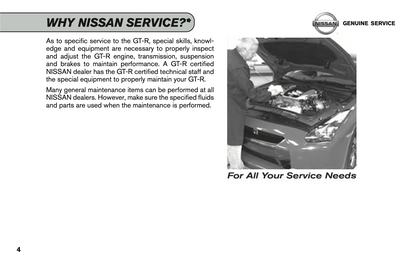 2016 Nissan GT-R Service & Maintenance Guide | English