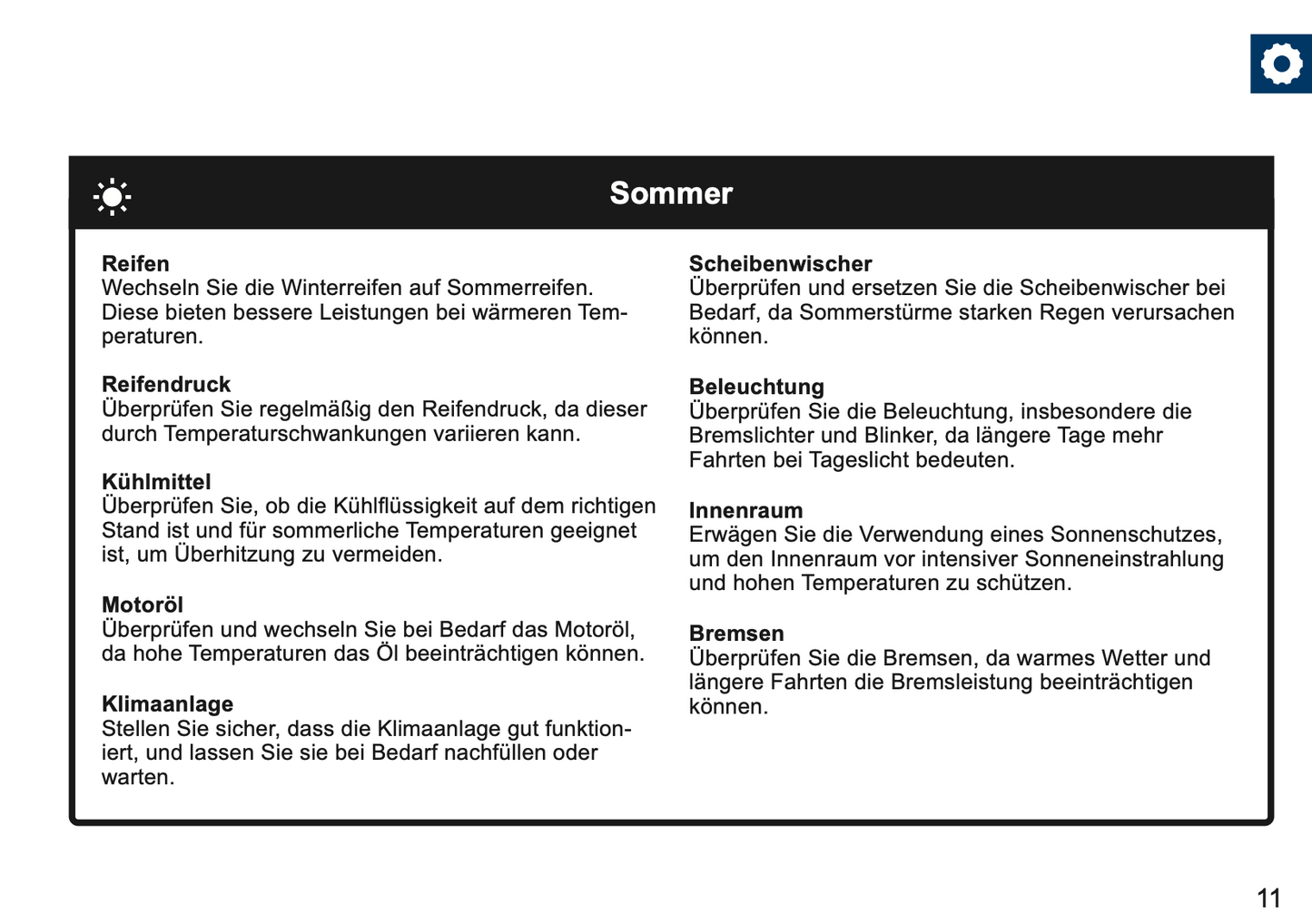 Seat Maintenance Book | German