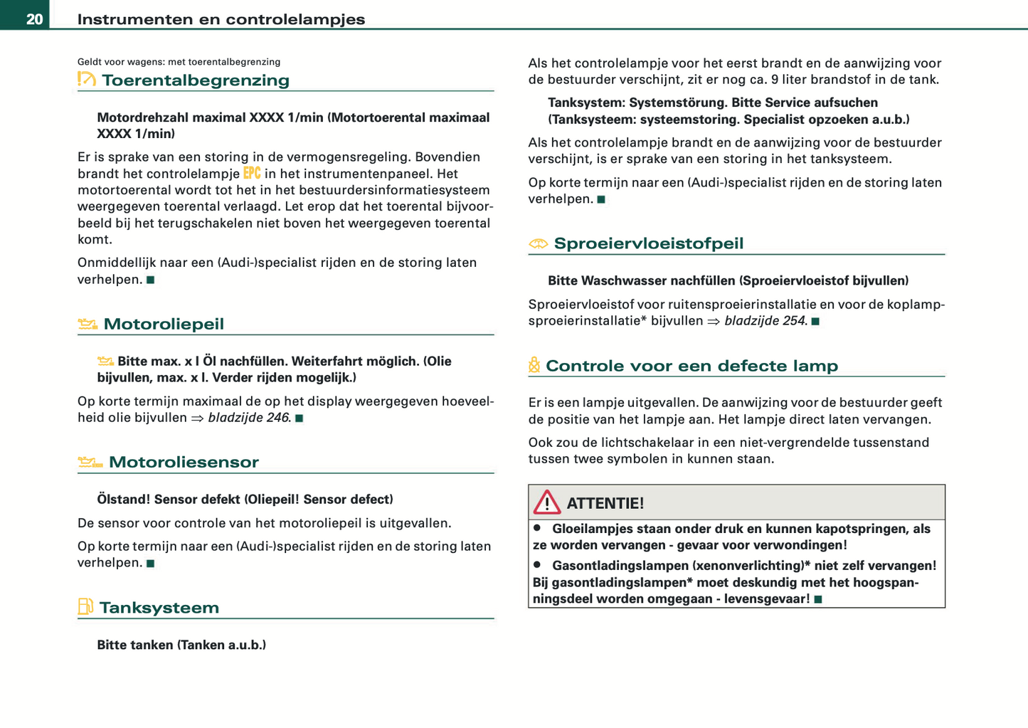 2008 Audi A5 Cabriolet Gebruikershandleiding | Nederlands