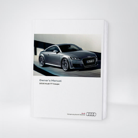 2016 Audi TT/TT Coupe Owner's Manual | English