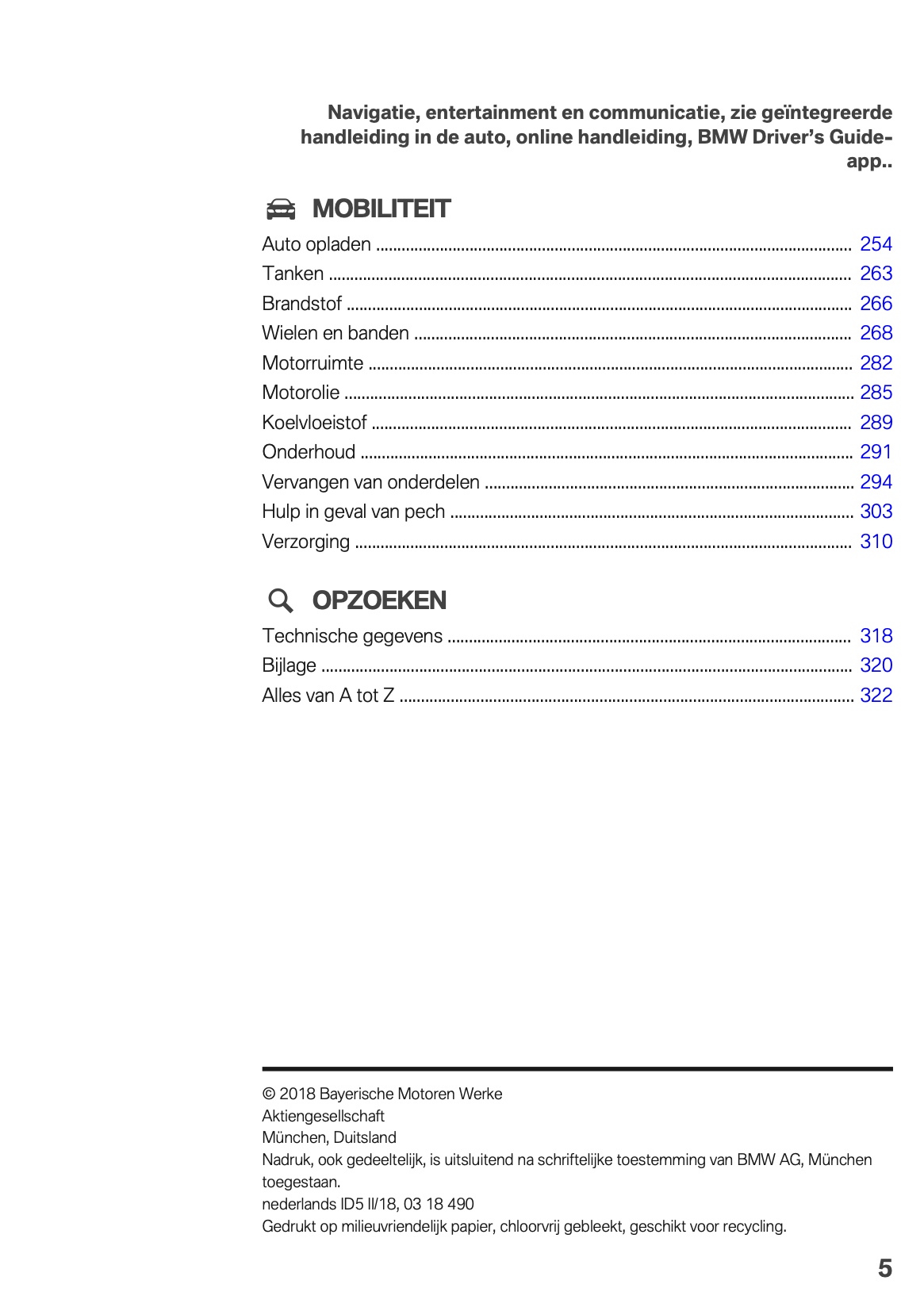 2018 BMW 2 Series Active Tourer Plug-in-Hybrid Owner's Manual | Dutch