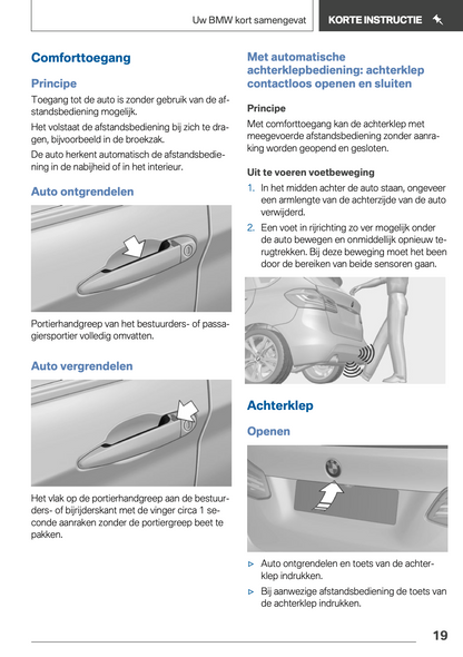 2018-2019 BMW 2 Serie Active Tourer Plug-in-Hybrid Gebruikershandleiding | Nederlands