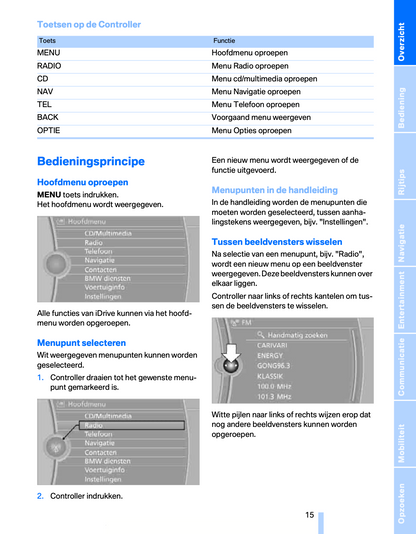 2009 BMW 3 Series Coupé/3 Series Cabrio Owner's Manual | Dutch