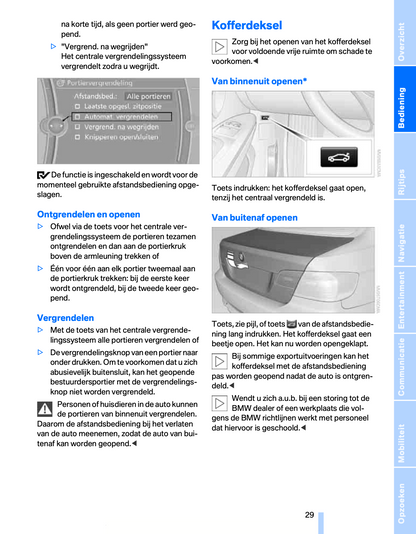 2009 BMW 3 Series Coupé/3 Series Cabrio Owner's Manual | Dutch