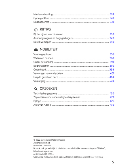 2022-2023 BMW i7 Gebruikershandleiding | Nederlands