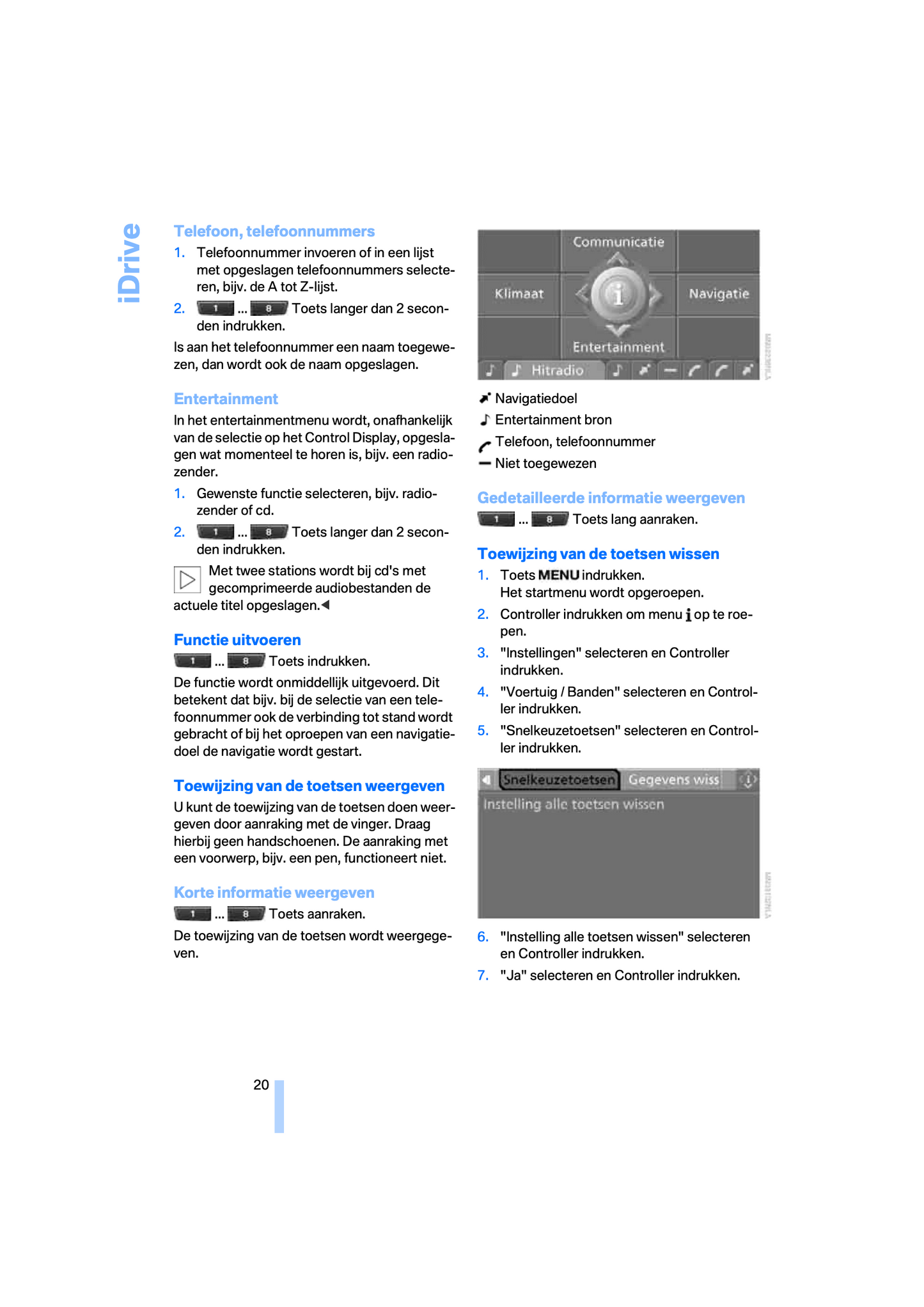 2008-2009 BMW 3 Series Coupé/3 Series Convertible Owner's Manual | Dutch