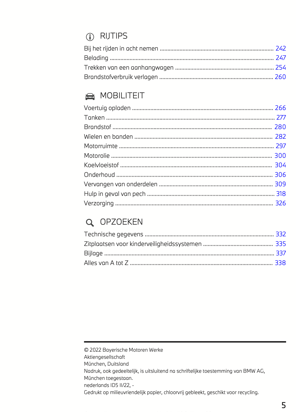 2022 BMW X1 Plug-in-Hybrid Owner's Manual | Dutch