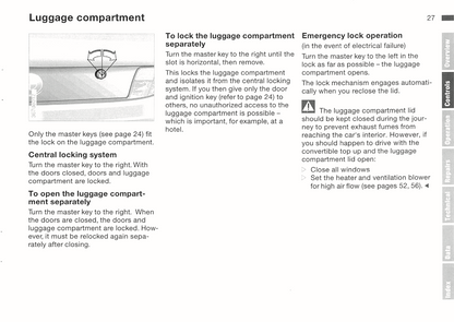 1996 BMW Z3 Owner's Manual | English