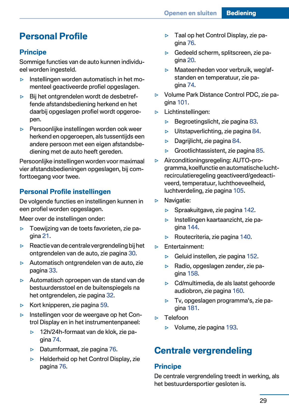 2012-2013 BMW Z4 Owner's Manual | Dutch