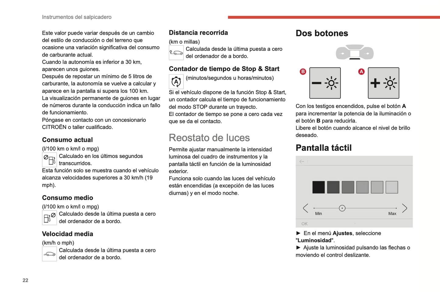 2022-2024 Citroen C3 Gebruikershandleiding | Spaans