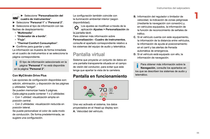 2022-2024 Citroën C4/C4 X/ë-C4/ë-C4 X Owner's Manual | Spanish