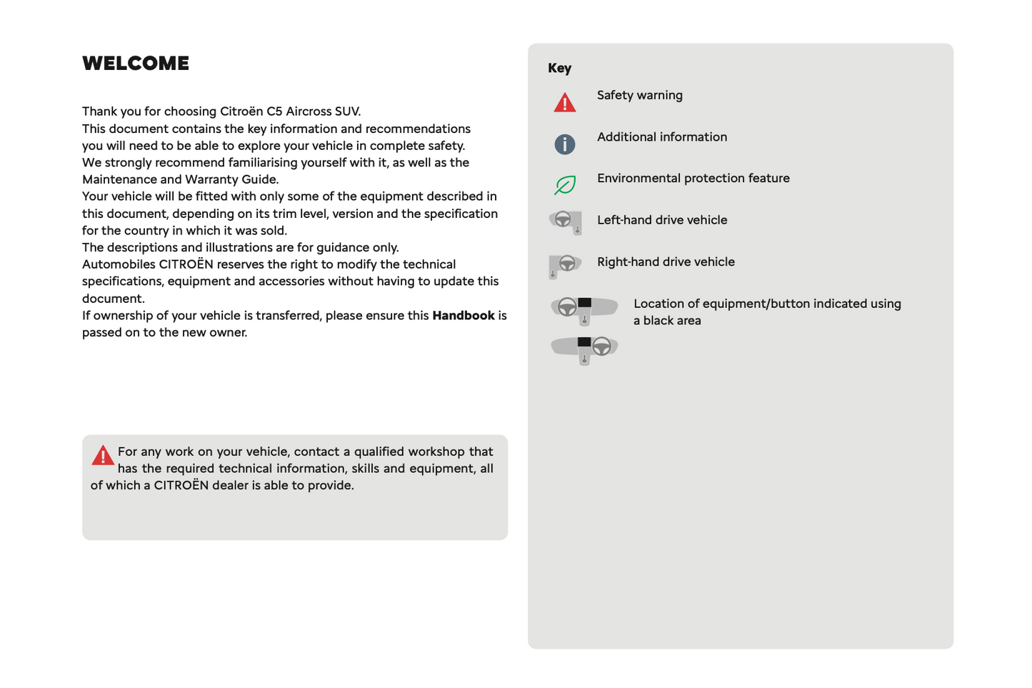 2024 Citroën C5 Aircross Owner's Manual | English