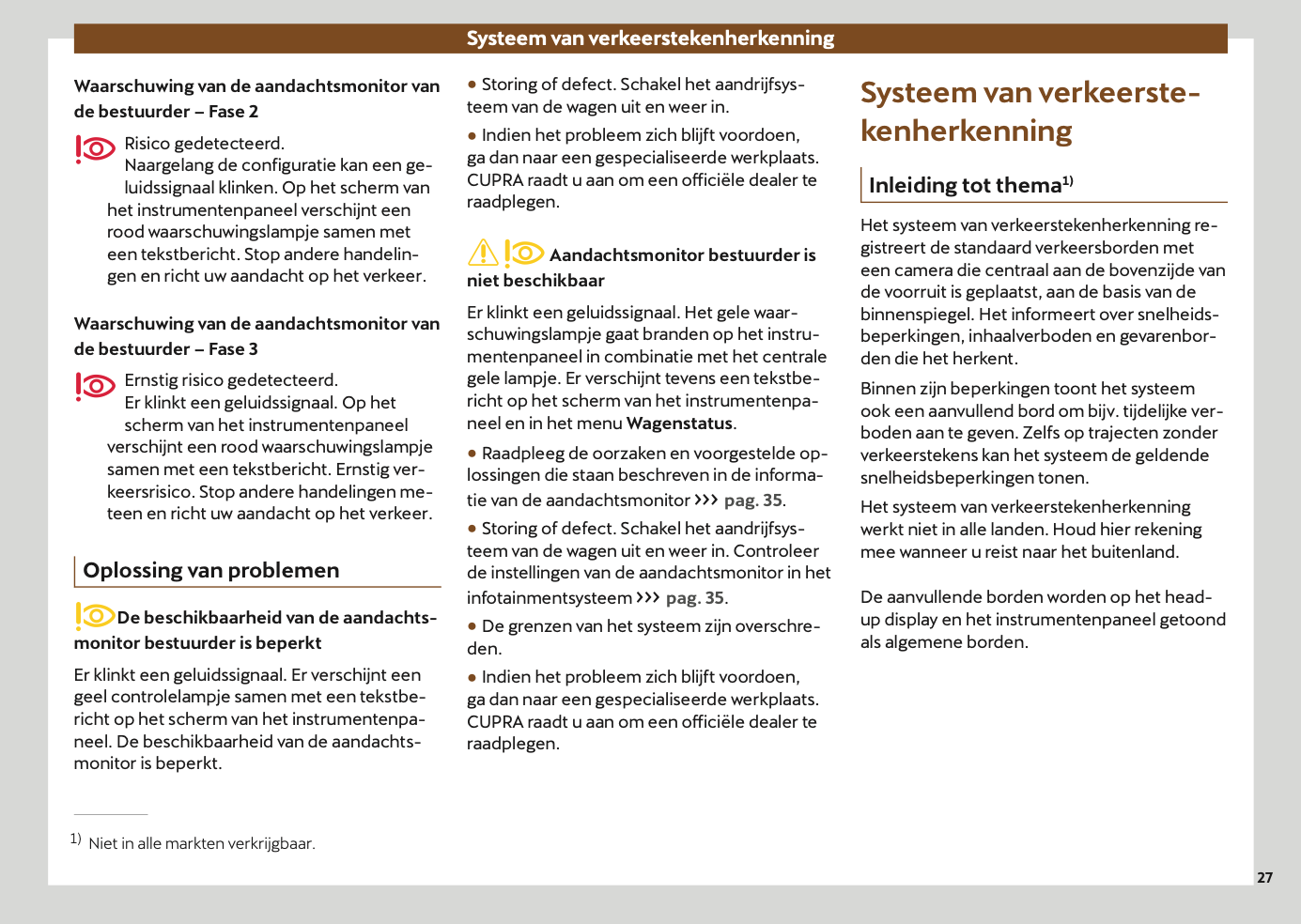 2024-2025 Cupra Born Gebruikershandleiding | Nederlands